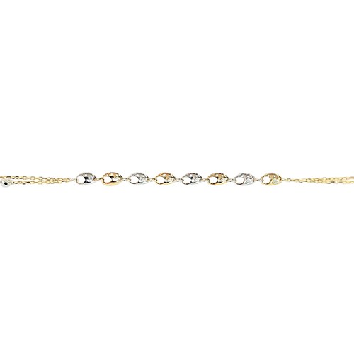 Gold bracelet 10kt, ar60-25B